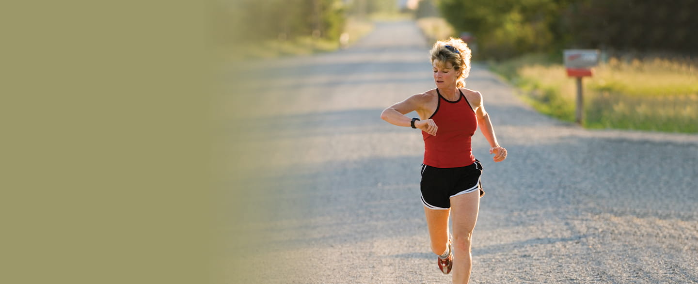 Woman running