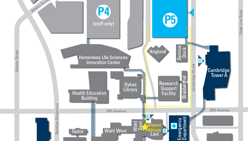 Ku Hospital Map