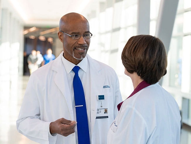 Doctors speaking